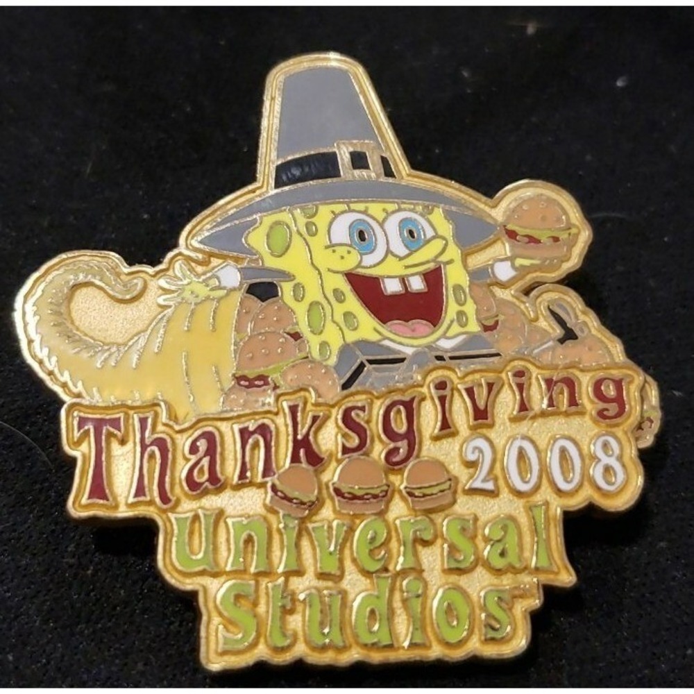 SPONGE BOB pin Thanksgiving 2008 Universal Studios LE 500 005